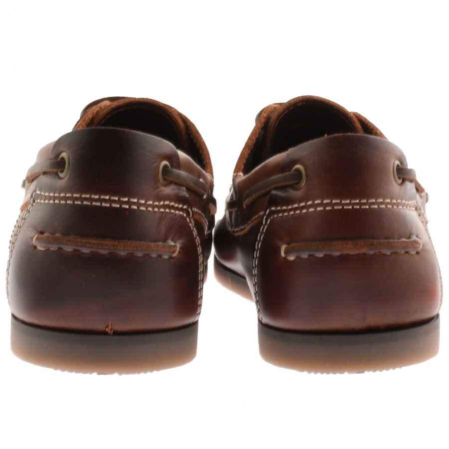 Alternative Image for ProductBarbour Leather Capstan Deck Shoes Brown2